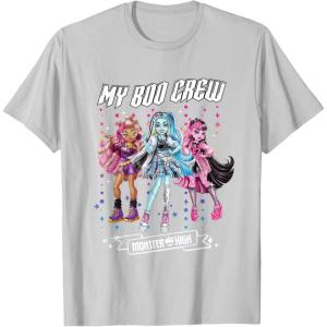 imageMonster High  My Boo Crew Clawdeen Frankie Draculaura TShirtSilver Grey