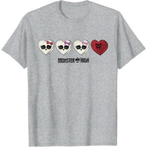 imageMonster High  Valentines Day Candy Hearts TShirtHeather Grey