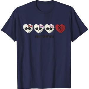 imageMonster High  Valentines Day Candy Hearts TShirtNavy Blue