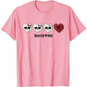 imageMonster High  Valentines Day Candy Hearts TShirtPink