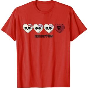 imageMonster High  Valentines Day Candy Hearts TShirtRed