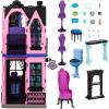 imageMonster High Bootique Hotel Doll House Foldable Playset with Spooky Surprises in Every Room and 13 Pieces Including Furniture and Accessories
