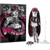 imageMonster High Reel Drama Doll Cleo De Nile Black and White Reproduction Collectible with DollSize and LifeSize Posters Horror Flick Theme and PetDraculaura