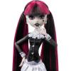imageMonster High Reel Drama Doll Cleo De Nile Black and White Reproduction Collectible with DollSize and LifeSize Posters Horror Flick Theme and PetDraculaura