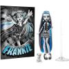 imageMonster High Reel Drama Doll Cleo De Nile Black and White Reproduction Collectible with DollSize and LifeSize Posters Horror Flick Theme and PetFrankie Stein