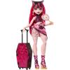 imageMonster High Skulltimate Secrets Jinafire Long Doll and Accessories Set Destination Goregeous Oasis with Suitcase and 19 Surprises Like ClothesDraculaura