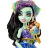imageMonster High Skulltimate Secrets Jinafire Long Doll and Accessories Set Destination Goregeous Oasis with Suitcase and 19 Surprises Like ClothesJinafire