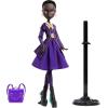 imageMonster High x Wednesday Doll and Accessories Bianca Barclay Collectible in Nevermore Academy Uniform with Siren Amulet Backpack and Doll Stand