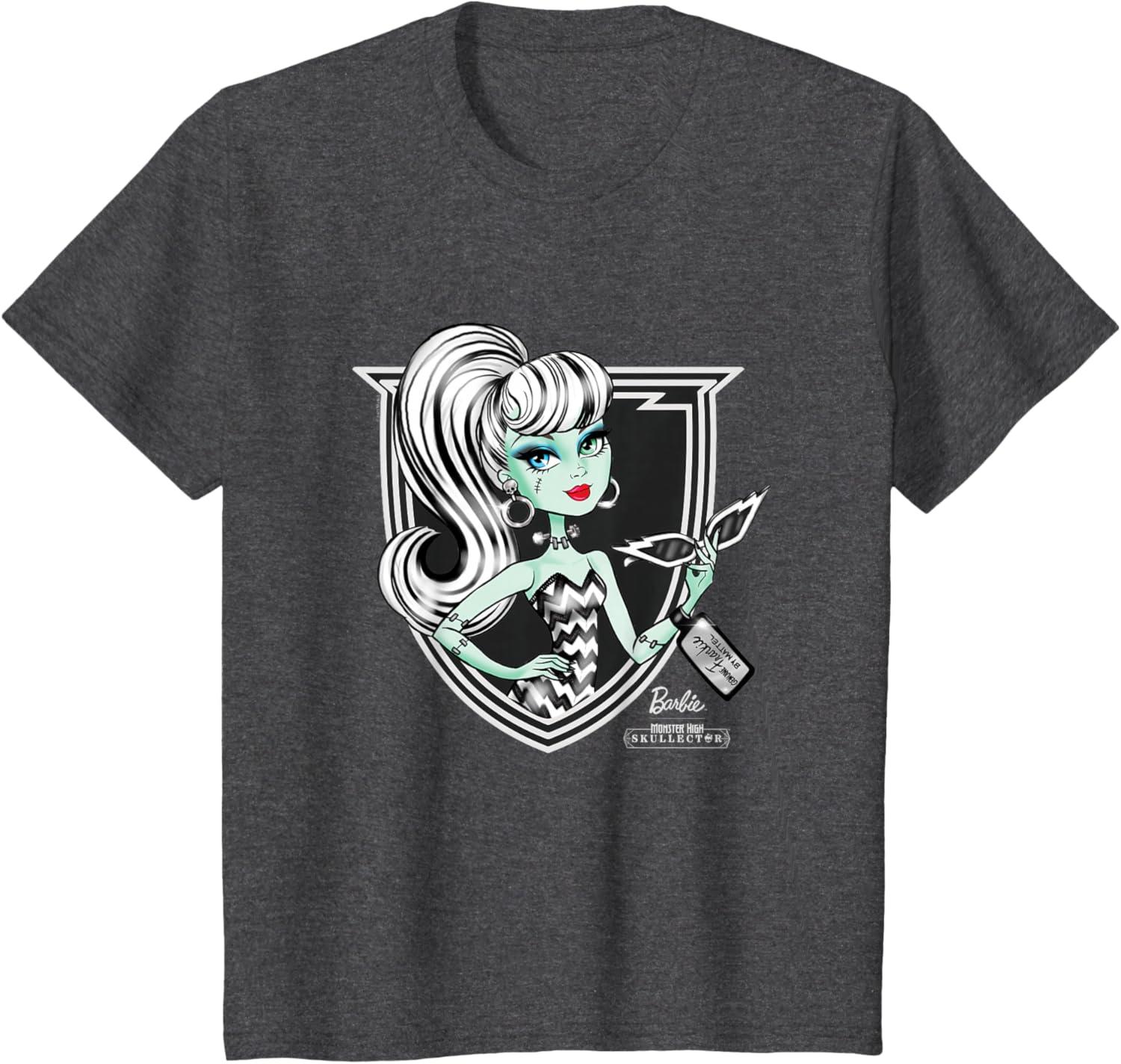 imageMonster High x Barbie Frankie TShirtDark Heather Grey