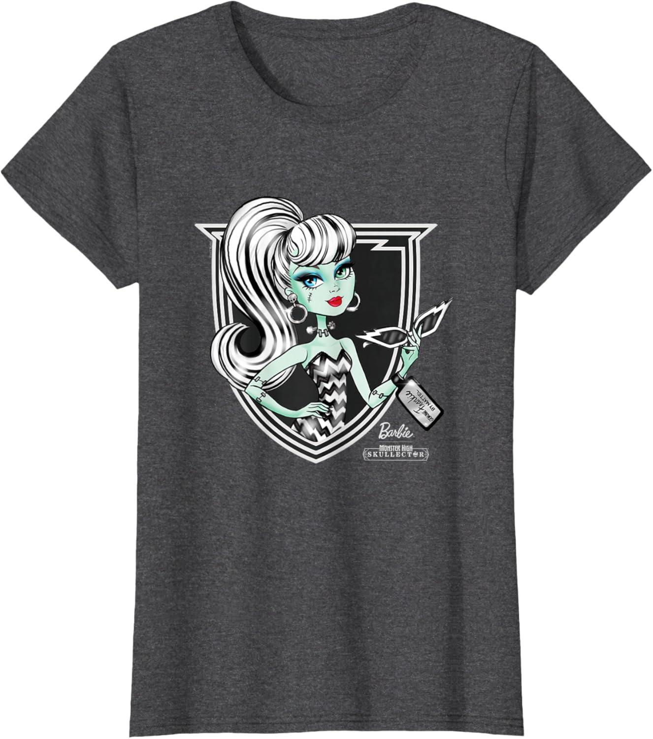 imageMonster High x Barbie Frankie TShirtDark Heather Grey
