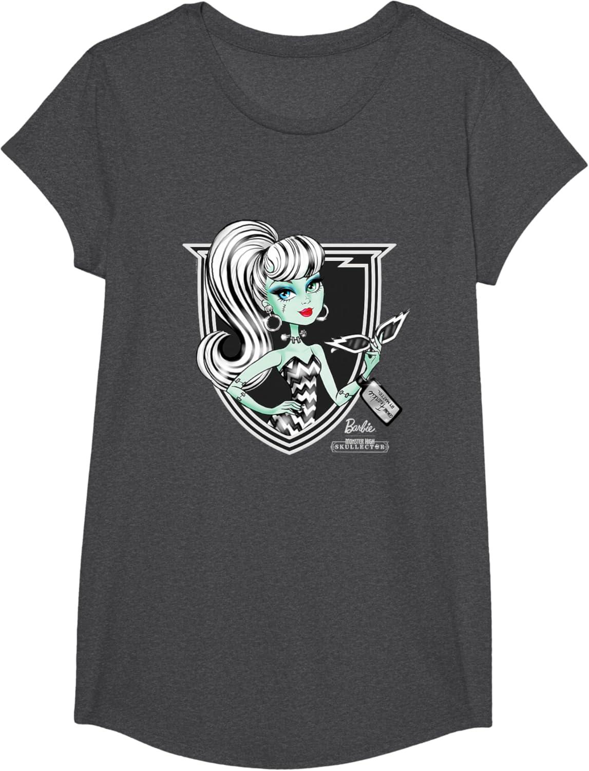 imageMonster High x Barbie Frankie TShirtDark Heather Grey