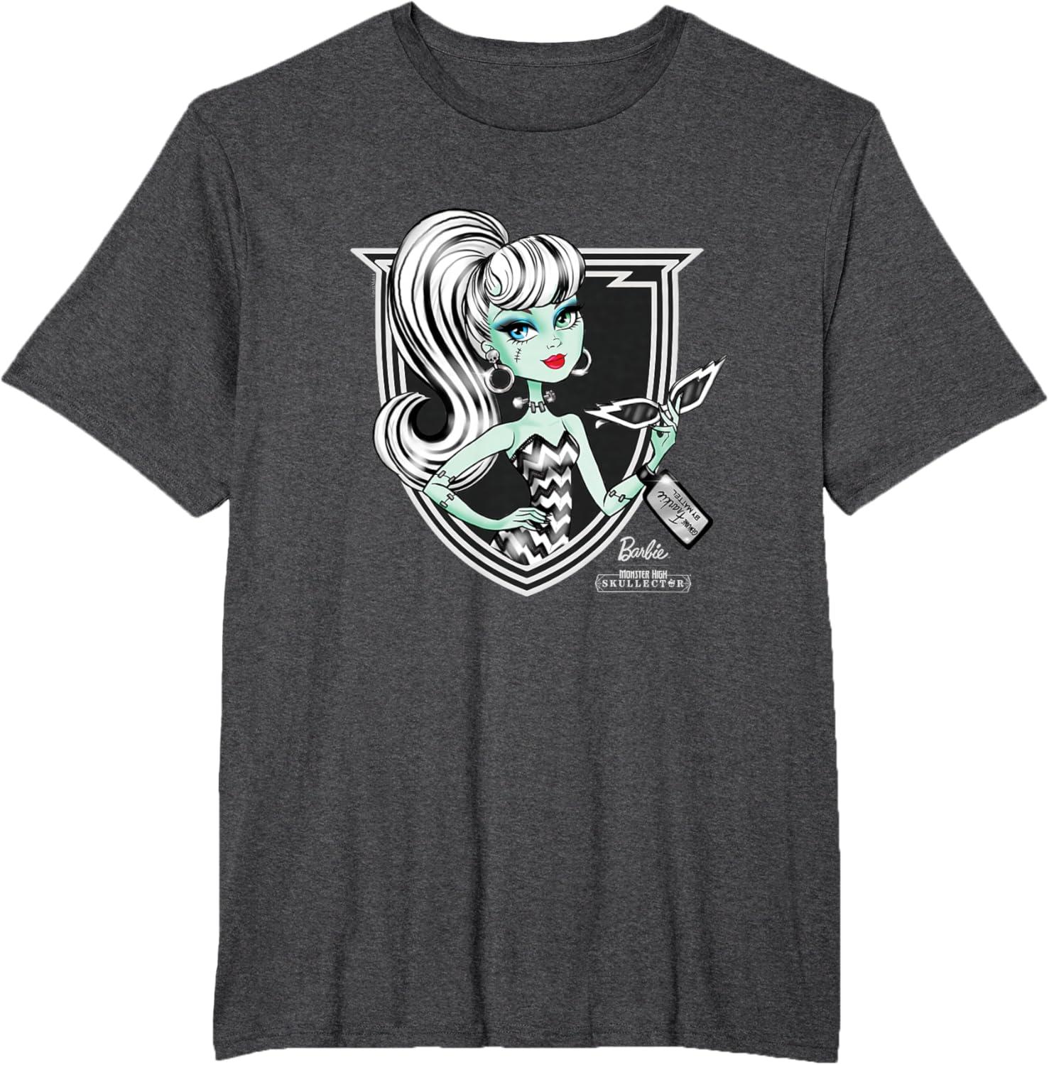 imageMonster High x Barbie Frankie TShirtDark Heather Grey