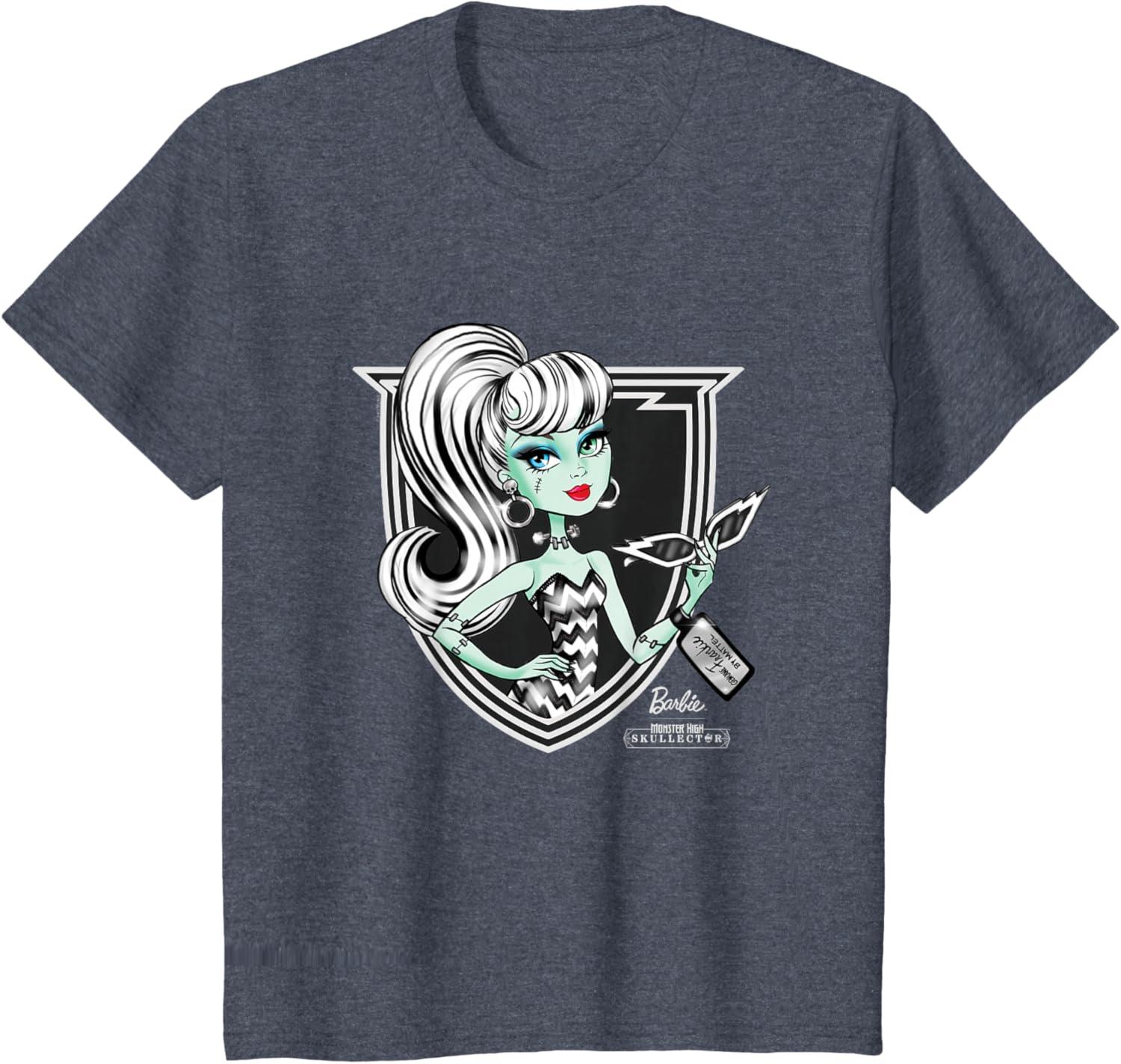 imageMonster High x Barbie Frankie TShirtHeather Blue