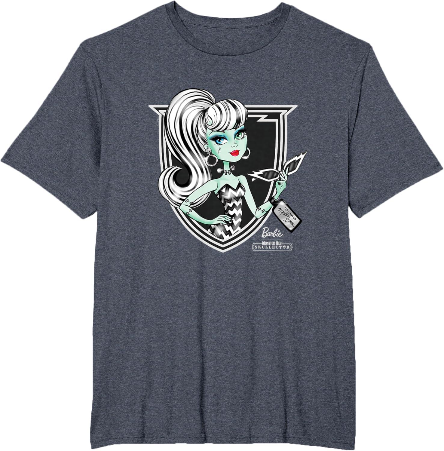 imageMonster High x Barbie Frankie TShirtHeather Blue