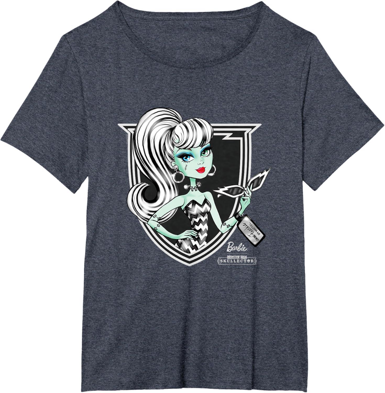imageMonster High x Barbie Frankie TShirtHeather Blue