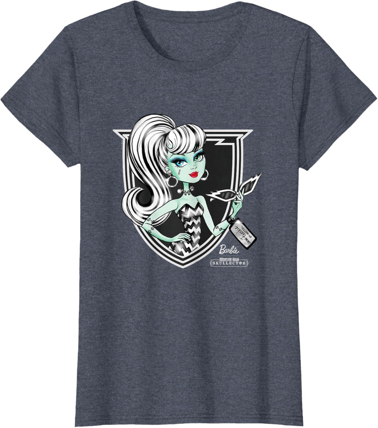 imageMonster High x Barbie Frankie TShirtHeather Blue