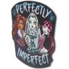 imageMonster High Perfectly Imperfect Metal Wall Wall Decor  Fun Monster High Wall Art for Bedroom or Movie RoomBlackBlue