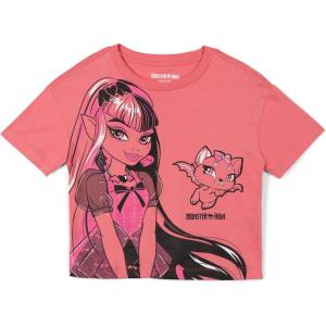 imageMonster High Girls Boxy TShirt Toddler to Big Kid Sizes 4T  1416Pink  Draculaura