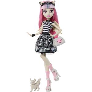 image:imageMonster High Booriginal Creeproduction Doll Rochelle Goyle Collectible Reproduction with Doll Stand Diary and Pet Gargoyle Griffin Roux