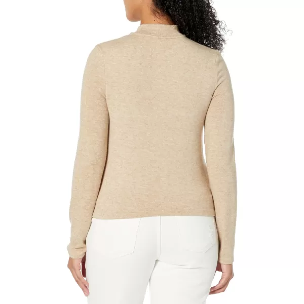 Vince Womens Cozy LS Mock NkH Hazel Cream