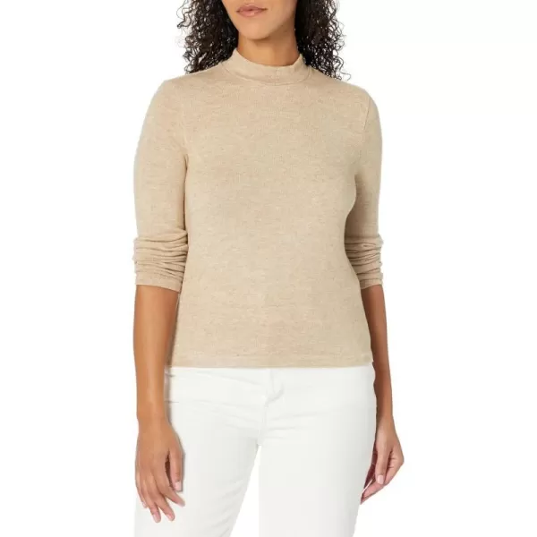 Vince Womens Cozy LS Mock NkH Hazel Cream