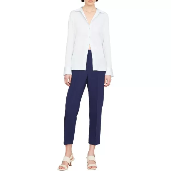 Vince Womens Slim Fit BlousePowder Blue