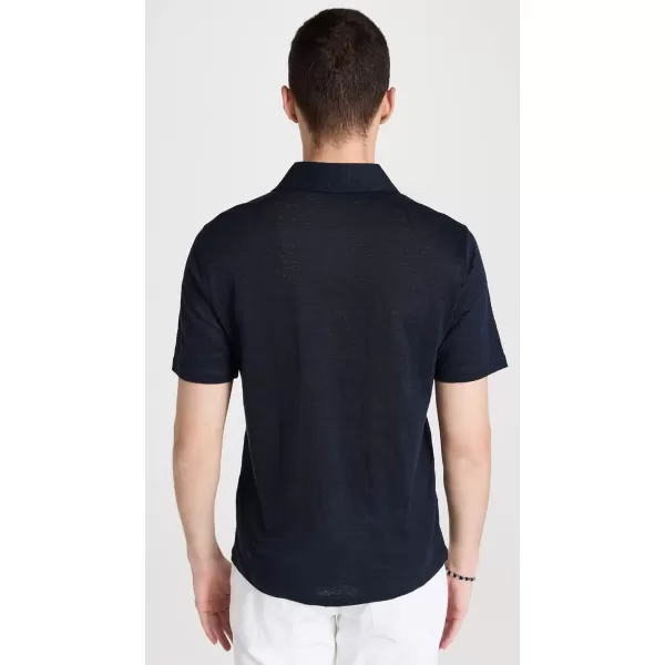 Vince Mens Linen PoloCoastal