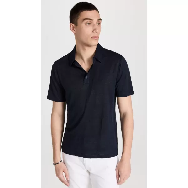 Vince Mens Linen PoloCoastal