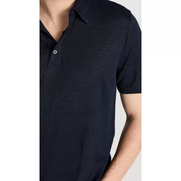 Vince Mens Linen PoloCoastal