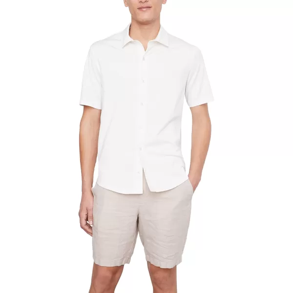 Vince Mens SS Button Down ShirtOffwhite