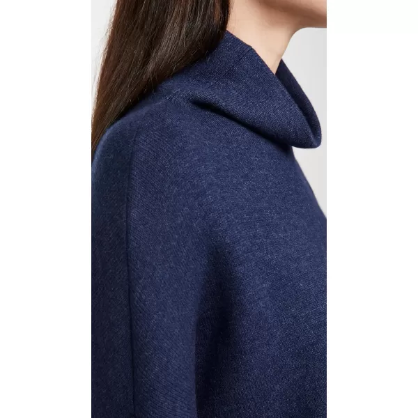 Vince Womens Funnel Neck PulloverHeather Peacock