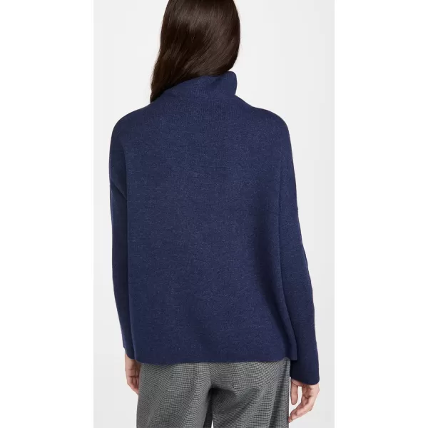 Vince Womens Funnel Neck PulloverHeather Peacock