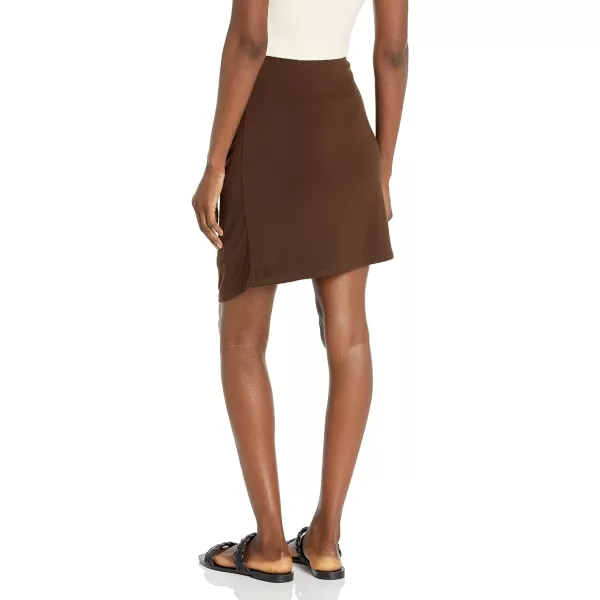 Vince Womens Gathered SkirtBlack Almond