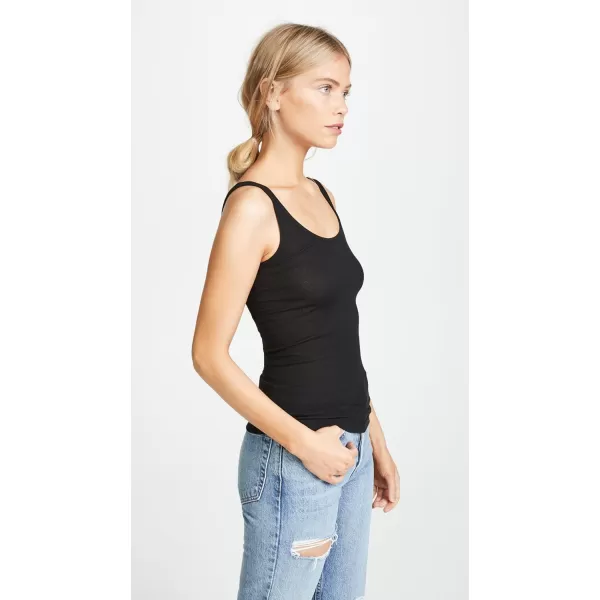 Vince Womens Scoop Neck TankBlack