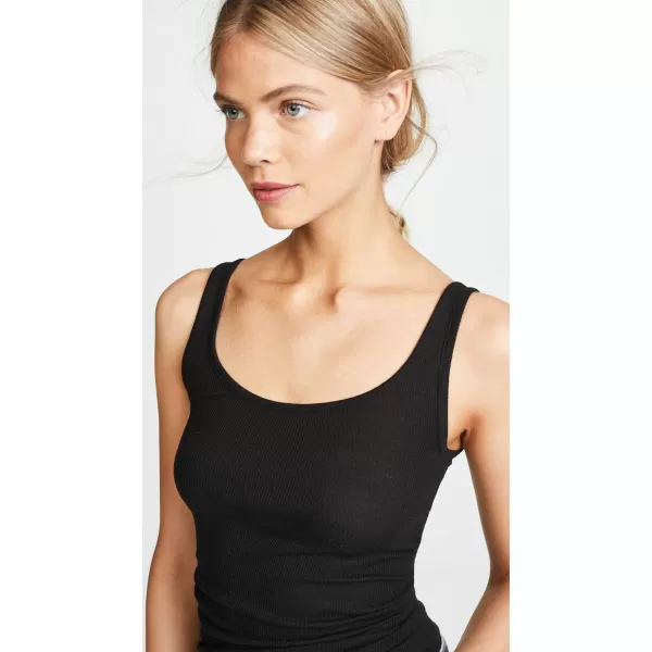 Vince Womens Scoop Neck TankBlack