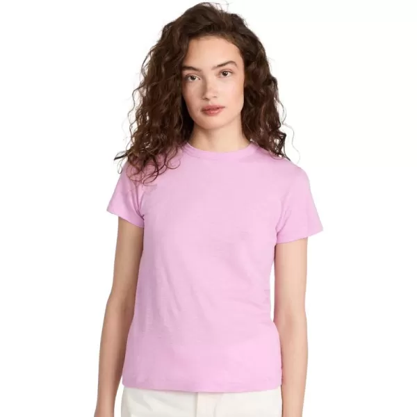 Vince Womens Short Sleeve Relaxed TeePetal Nectar