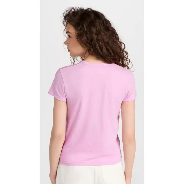 Vince Womens Short Sleeve Relaxed TeePetal Nectar