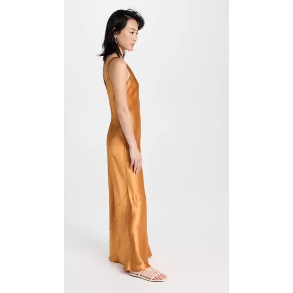 Vince Womens Vnk Maxi Slip DressDk Marigold