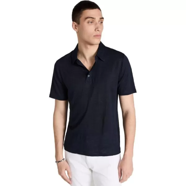 Vince Mens Linen PoloCoastal