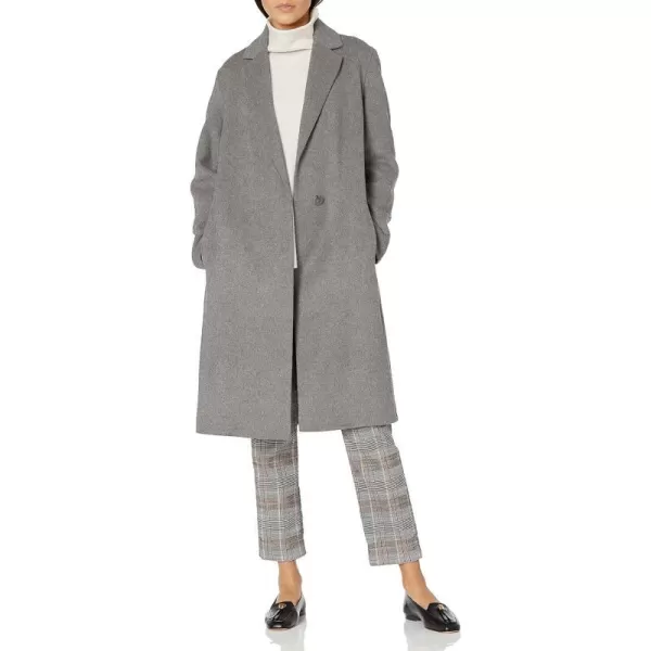 Vince Womens Classic CoatMedium Heather Grey