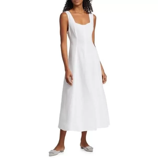 Vince Womens Panelled Scoop Nk DressOffwhite