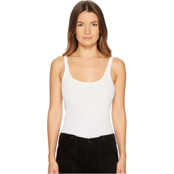 Vince Womens Scoop Neck TankWhite