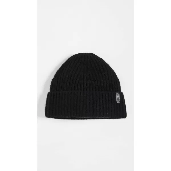 Vince Mens Cashmere Blend Shaker Stitch Knit HatBlack