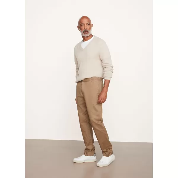 Vince Mens Cotton Pull on PantDk Stone Khaki