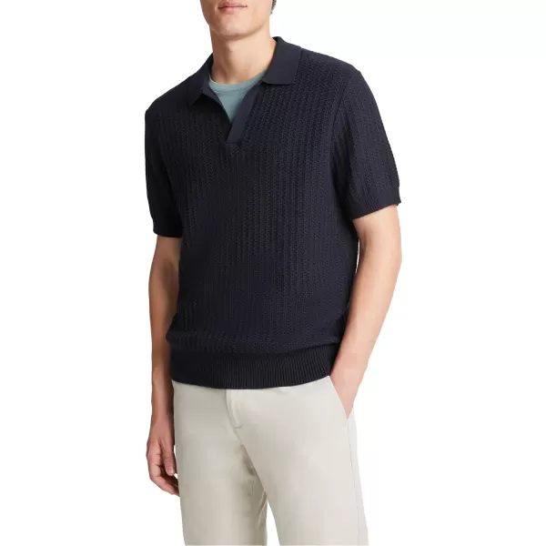Vince Mens Crafted Rib Johnny CollarCoastal