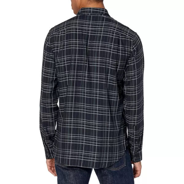 Vince Mens Hidden Valley Plaid Long SleeveCoastal