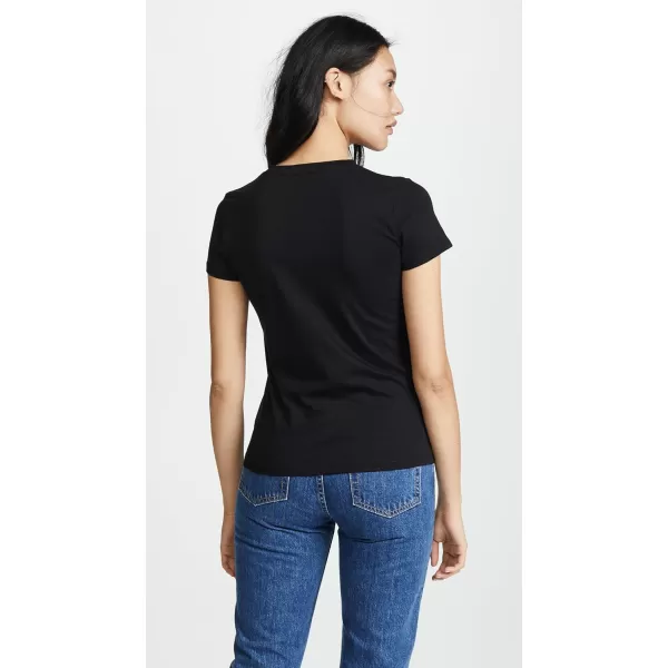 Vince Womens Essential CrewBlack