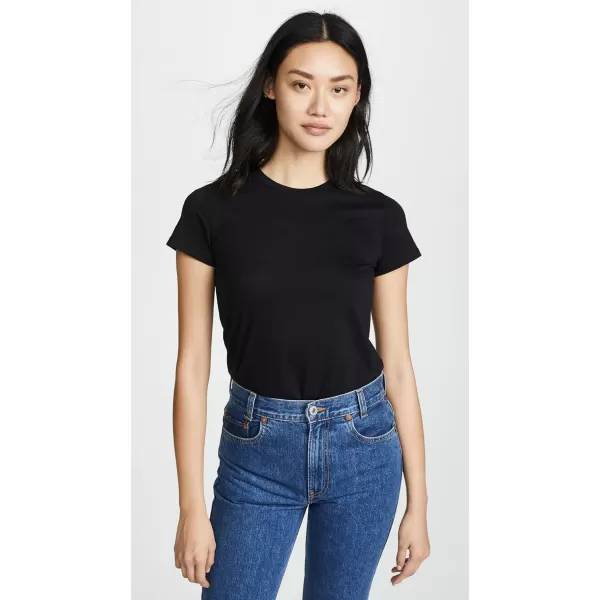 Vince Womens Essential CrewBlack