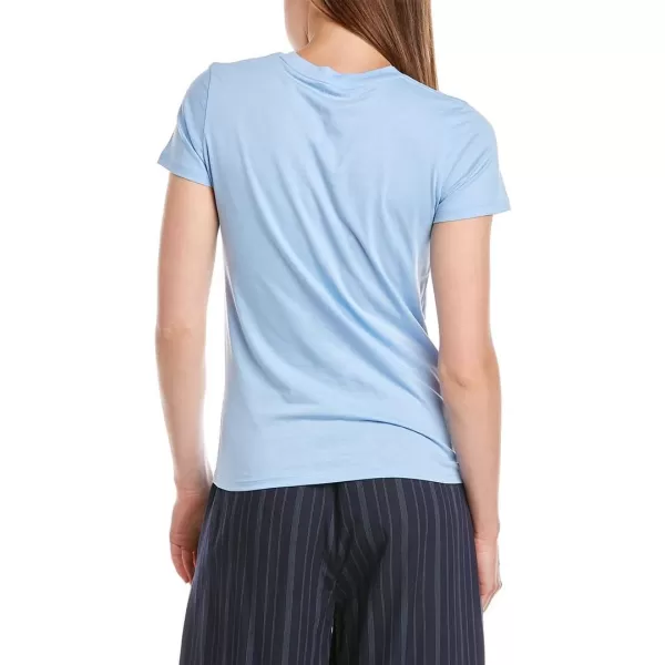 Vince Womens Essential CrewCerulean