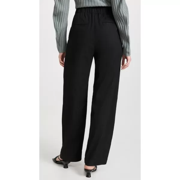 Vince Womens Pleat Front Pull on PantBlack